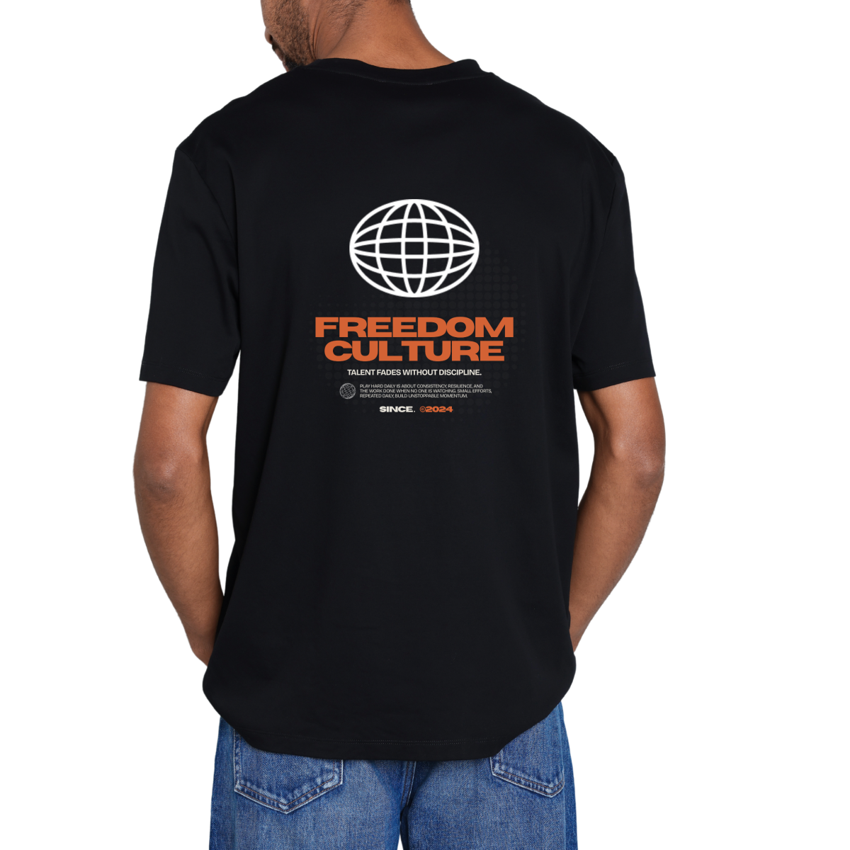 Camiseta Freedom Culture — Estampa Branca