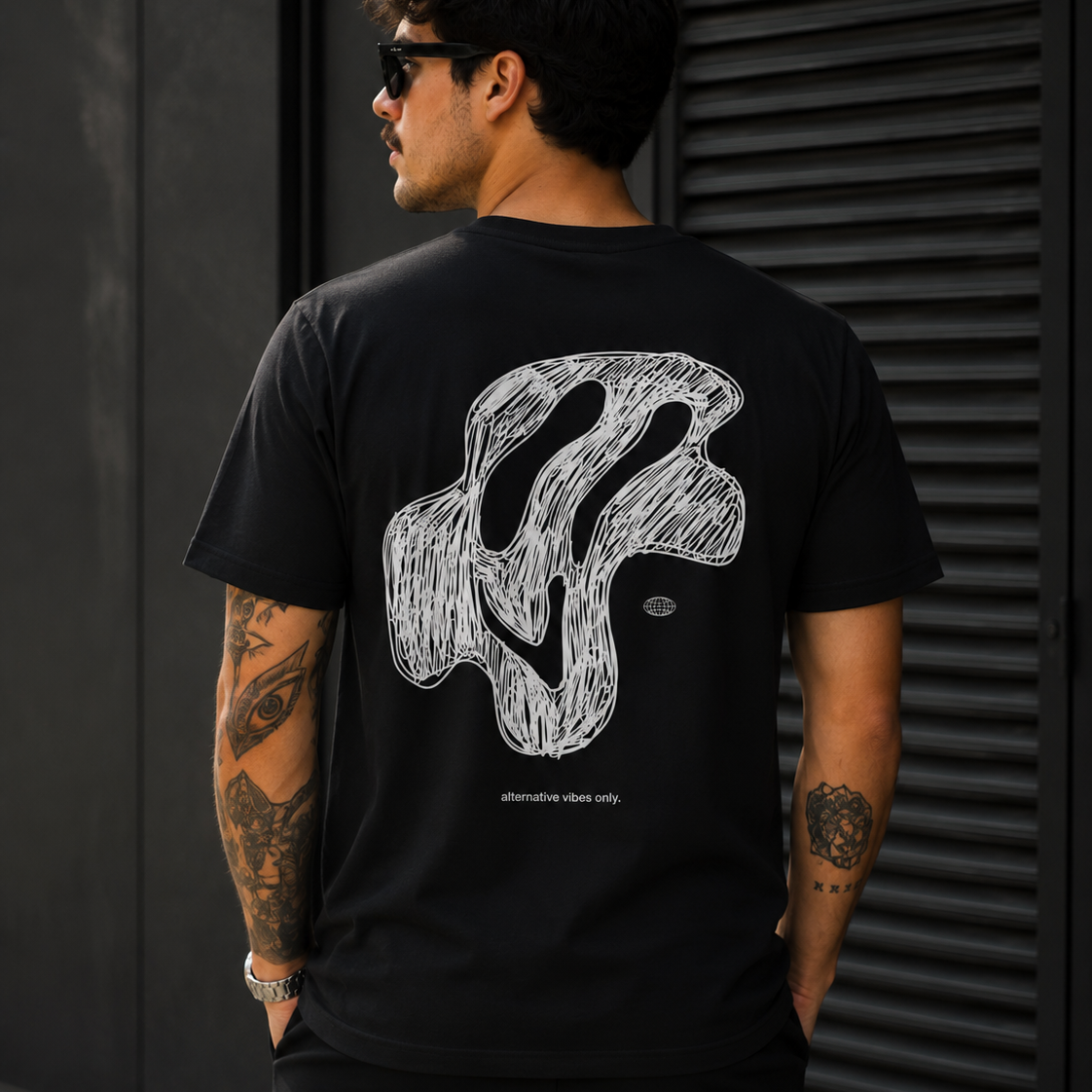 Camiseta Alternative Vibes Only — Vista Sua Própria Frequência
