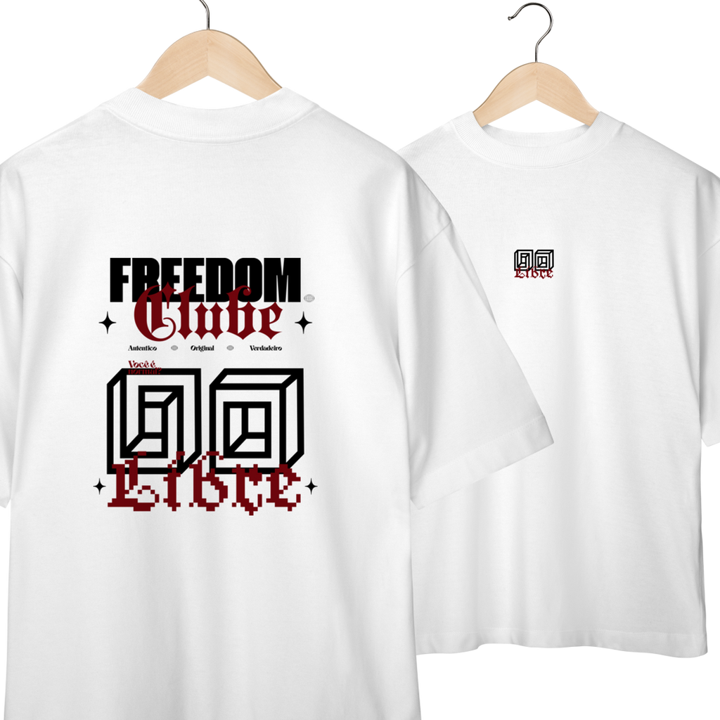 Oversized Unissex Freedom Club Libre