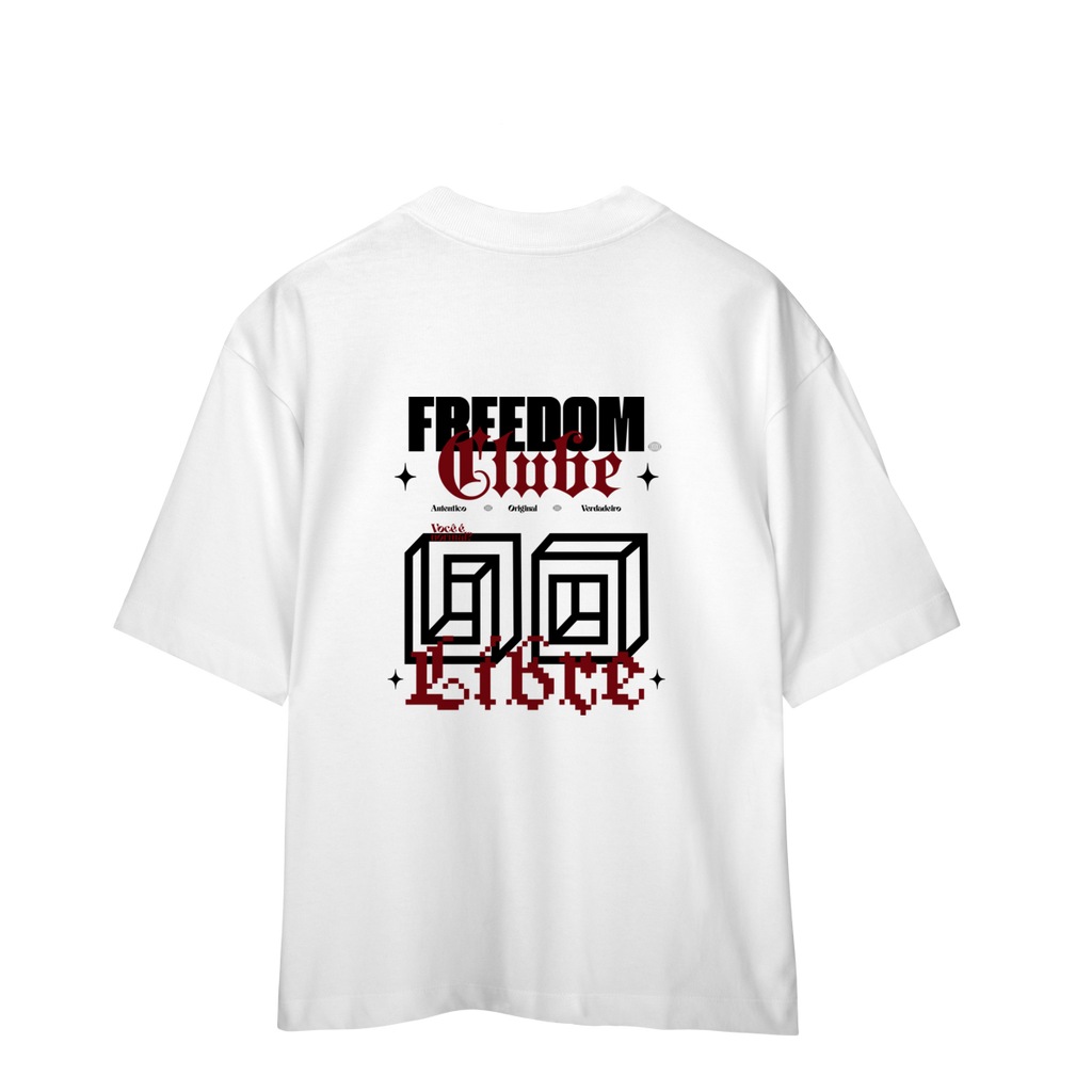 Oversized Unissex Freedom Club Libre