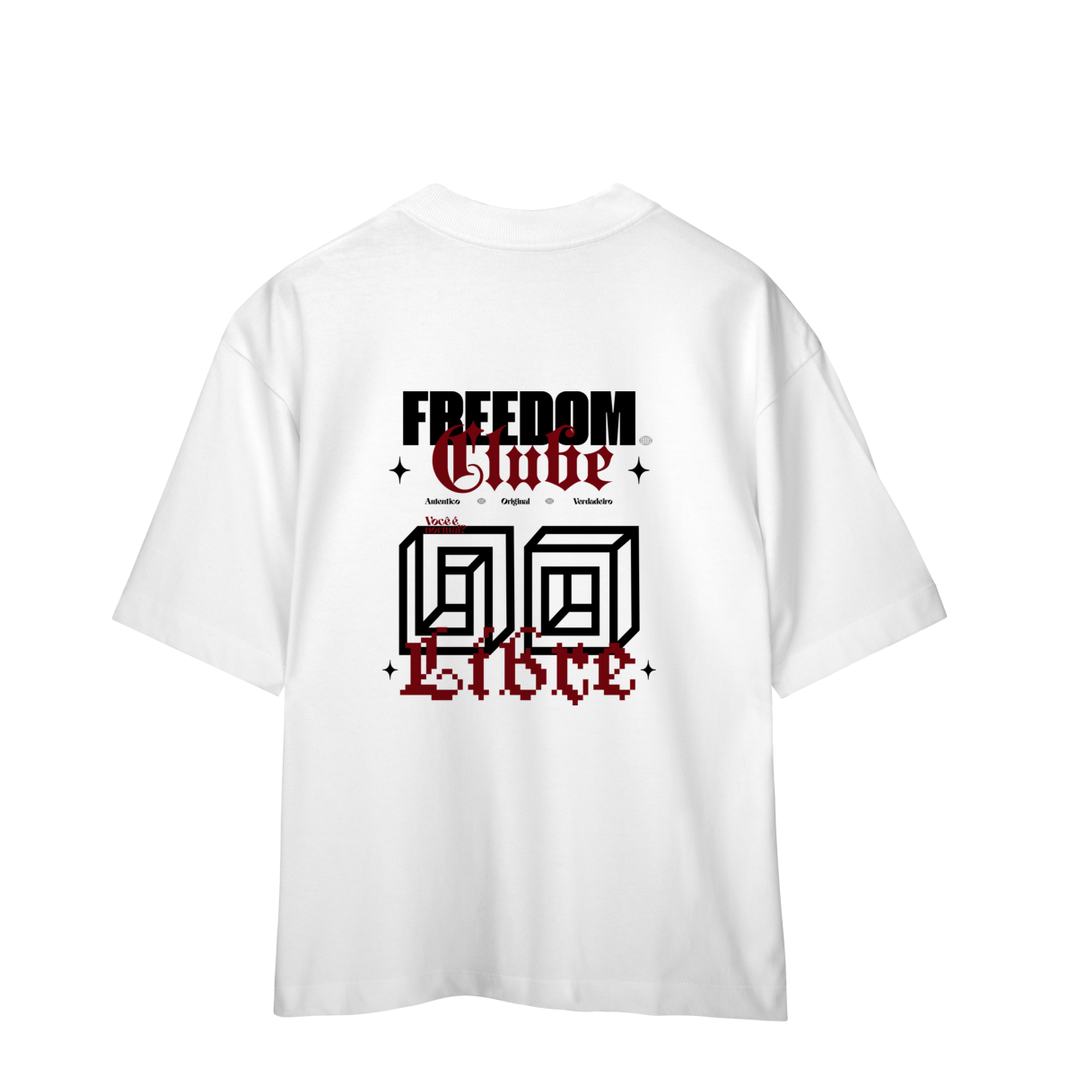 Oversized Unissex Freedom Club Libre