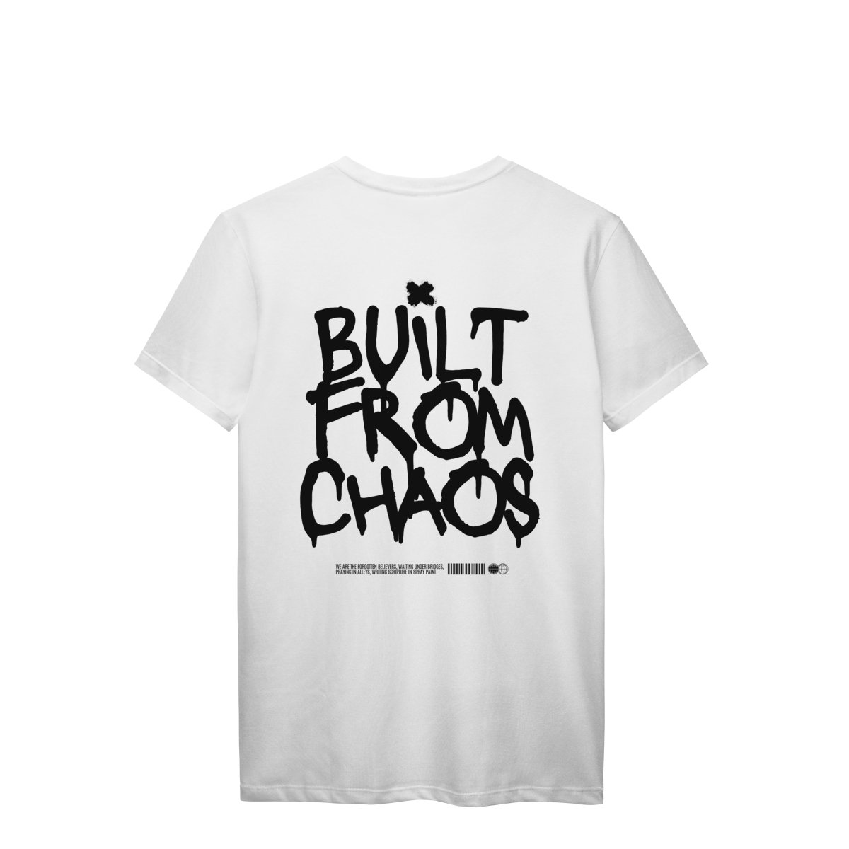 Camiseta Built From Chaos — Freedom Culture