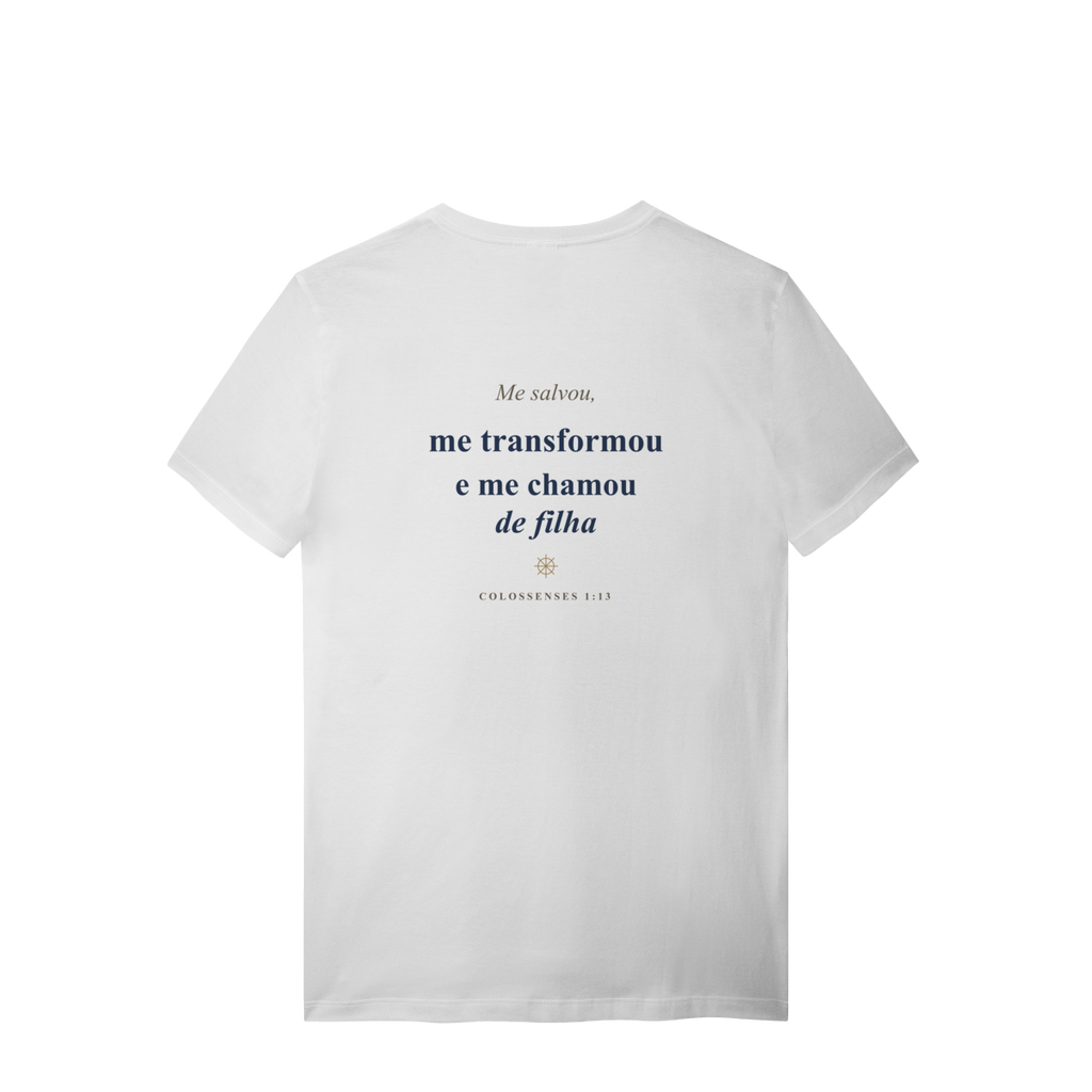 Camiseta Me Transformou — Freedom Culture