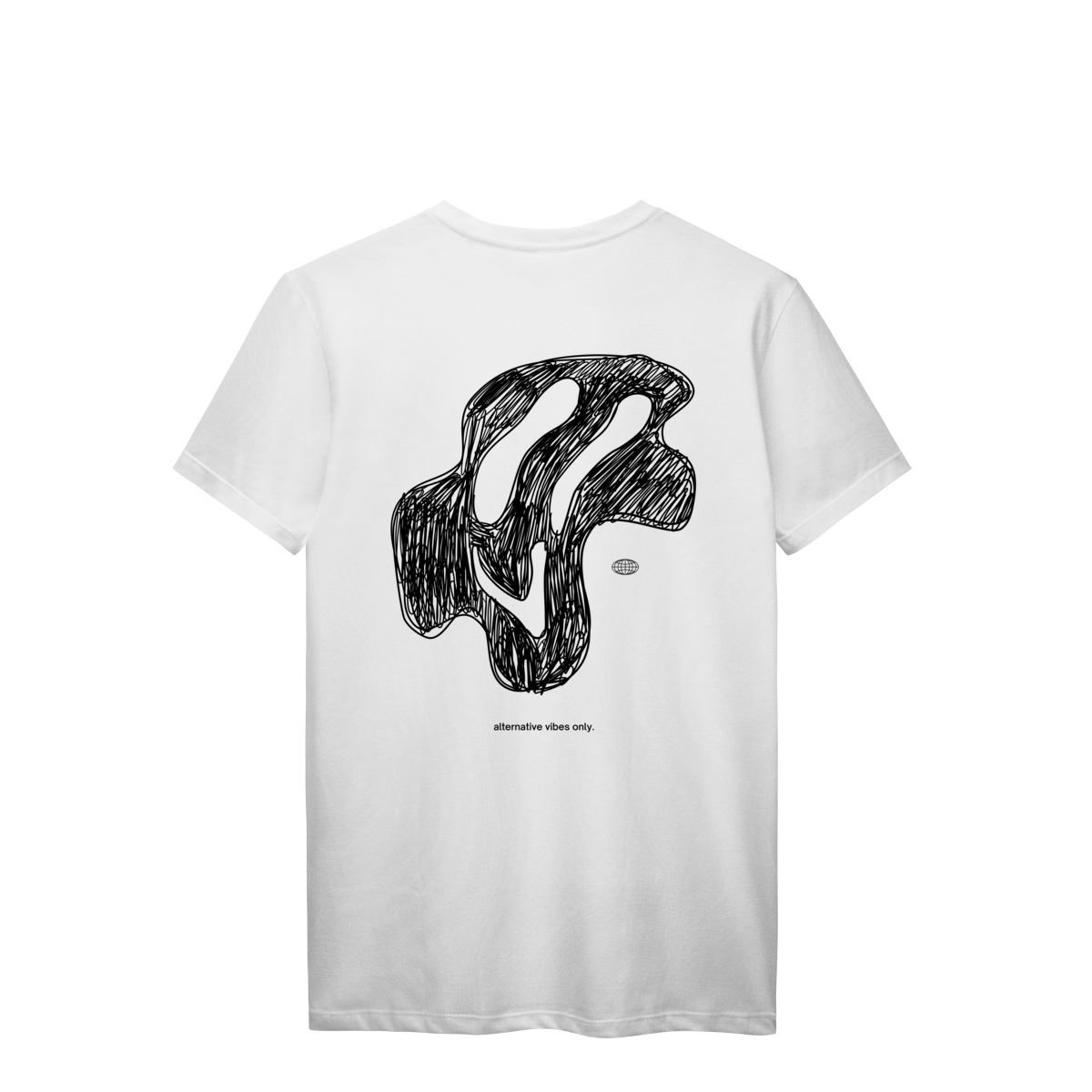Camiseta Alternative Vibes Only — Vista Sua Própria Frequência