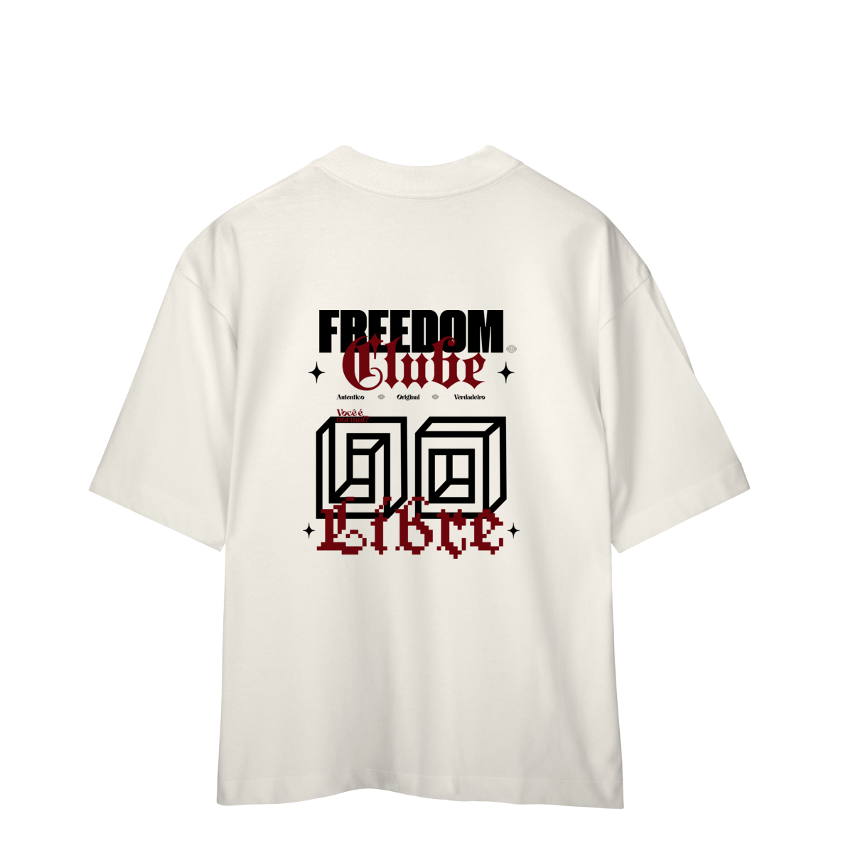 Oversized Unissex Freedom Club Libre