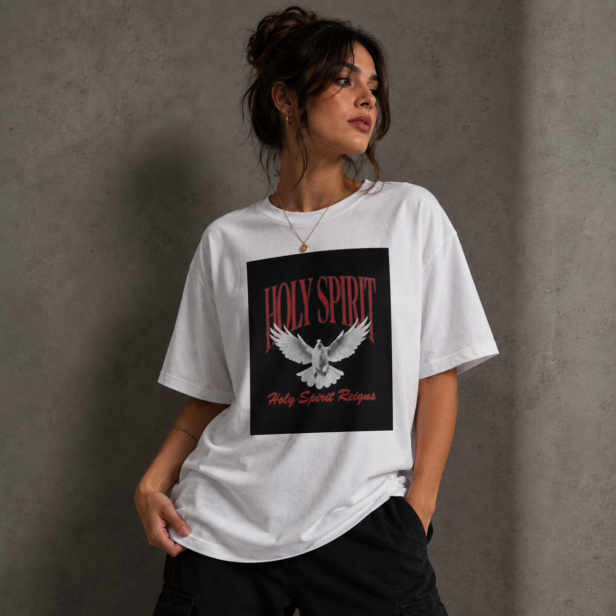 T-Shirt Plus Size Holy Spirit