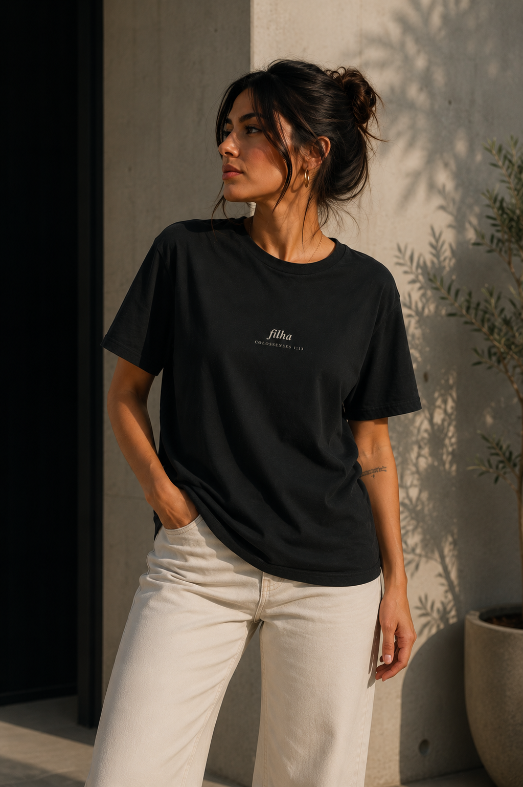 Camiseta Me Transformou — Freedom Culture