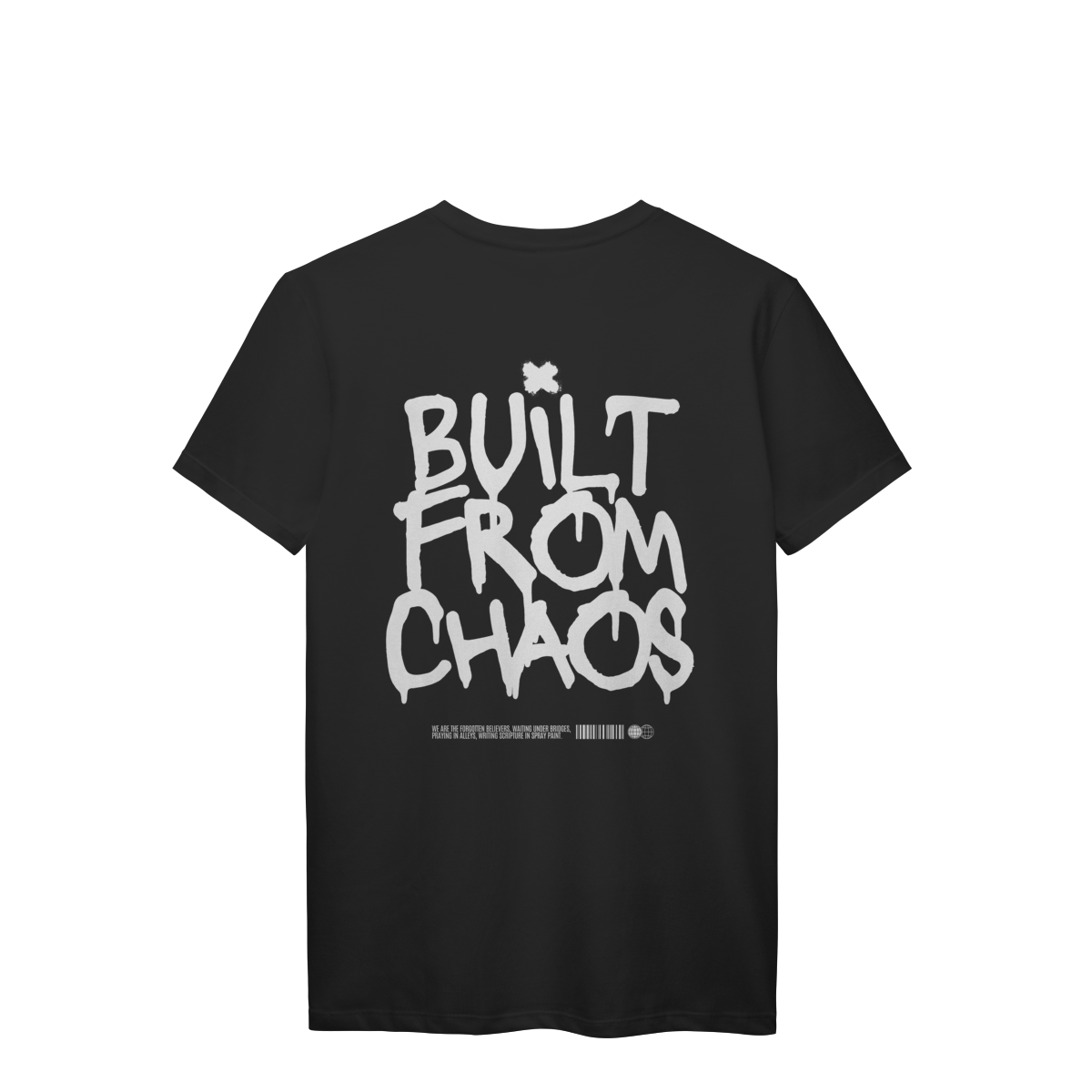 Camiseta Built From Chaos — Freedom Culture
