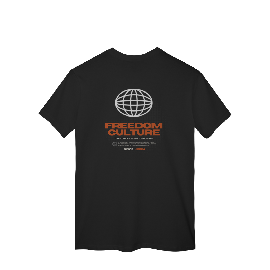 Camiseta Freedom Culture — Estampa Branca