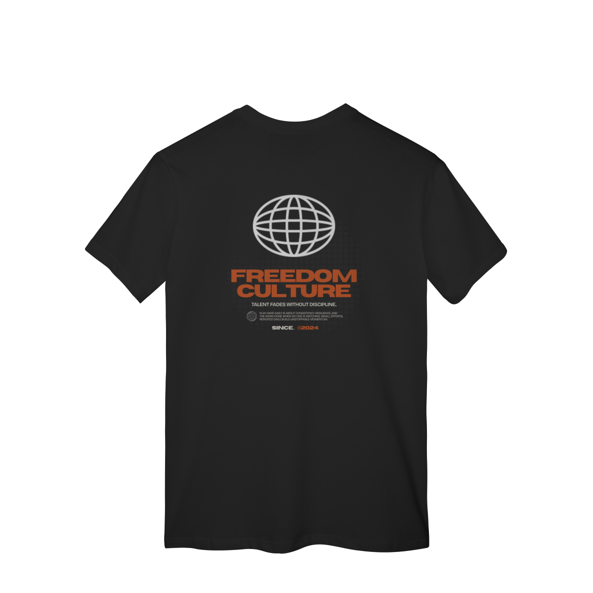 Camiseta Freedom Culture — Estampa Branca