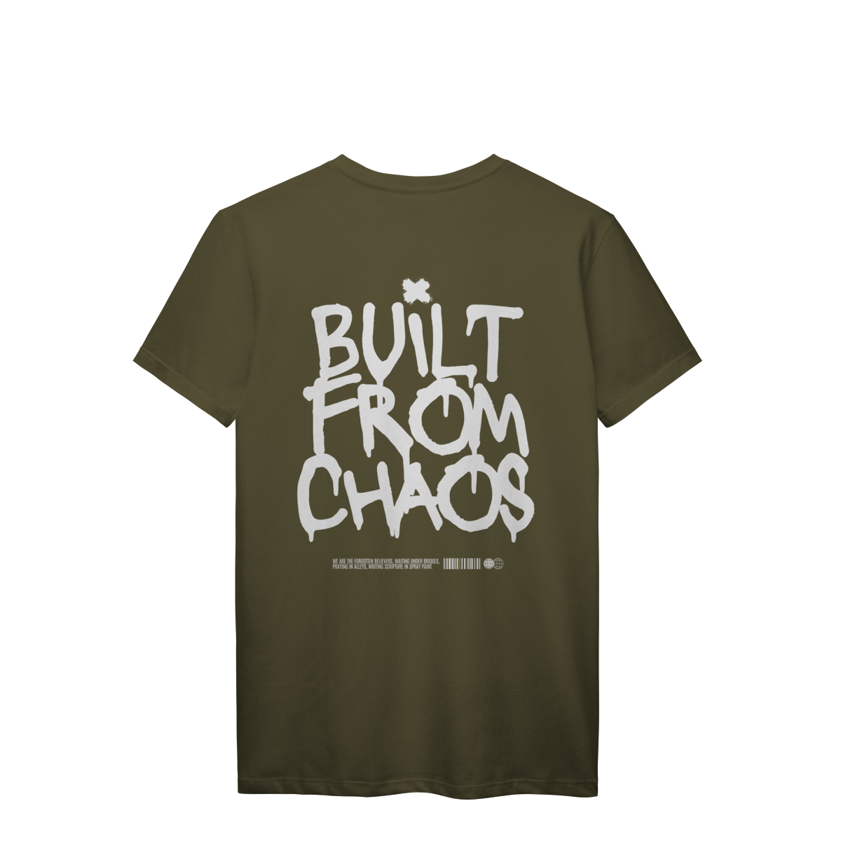 Camiseta Built From Chaos — Freedom Culture